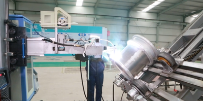 壳体焊接现场(环缝)